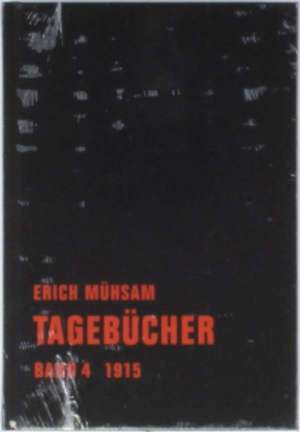 Tagebücher de Erich Mühsam