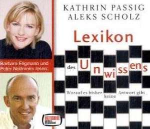 Lexikon des Unwissens de Kathrin Passig