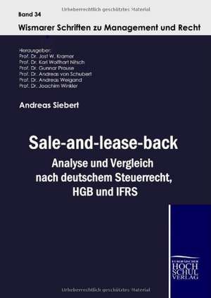 Sale-and-lease-back de Andreas Siebert