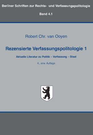 Rezensierte Verfassungspolitologie 1 de Robert Ch van Ooyen