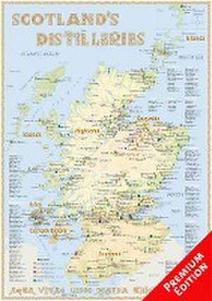 Whisky Distilleries Scotland - Poster 42x60cm - Premium Edition de Rüdiger Jörg Hirst