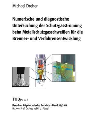 Numerische und diagnostische Untersuchung der Schutzgasströmung beim Metallschutzgasschweißen für die Brenner- und Verfahrensentwicklung de Michael Dreher