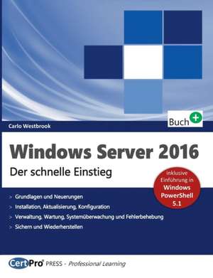 Windows Server 2016 de Carlo Westbrook