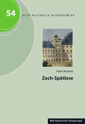 Zach-Spätlese de Peter Brosche