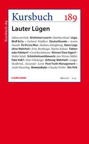 Kursbuch 189 de Peter Felixberger