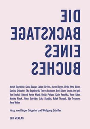 Die Backstage eines Buches de Dinçer Güçyeter