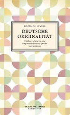 Deutsche Originalität de Heinrich Stader