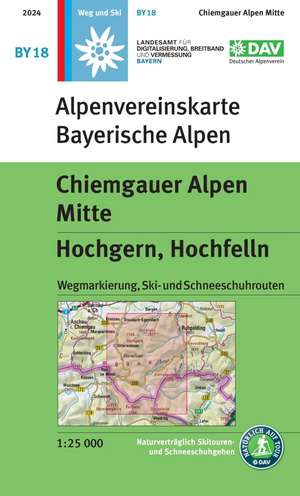 Chiemgauer Alpen Mitte, Hochgern, Hochfelln de Deutscher Alpenverein