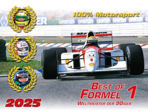 Best of F1 Weltmeister der 90iger Kalender 2025 de Frank Pommer