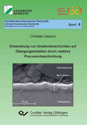 Entwicklung von Gradientenschichten auf Übergangsmetallen durch reaktive Precursorbeschichtung (Band 4) de Christian Delpero