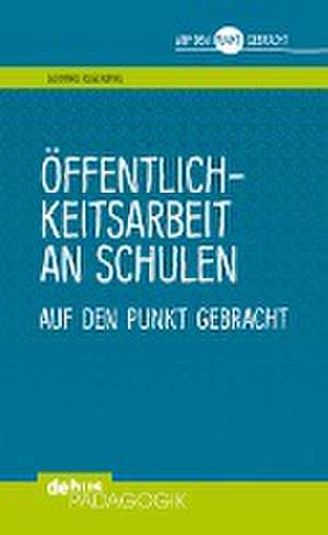 Öffentlichkeitsarbeit an Schulen de Regenthal