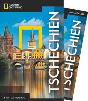 NATIONAL GEOGRAPHIC Reiseführer Tschechien mit Maxi-Faltkarte de Stephen Brook