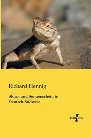 Sturm und Sonnenschein in Deutsch-Südwest de Richard Hennig