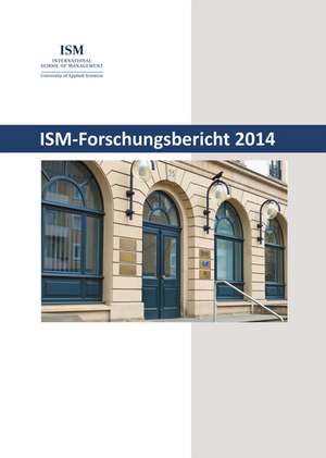 ISM-Forschungsbericht 2014 de Ingo Böckenholt