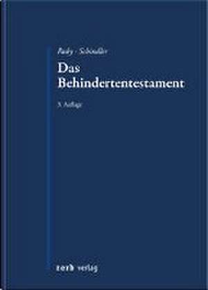 Das Behindertentestament de Gerhard Ruby