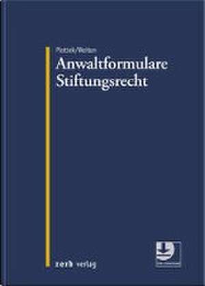 Anwaltformulare Stiftungsrecht de Pierre Plottek