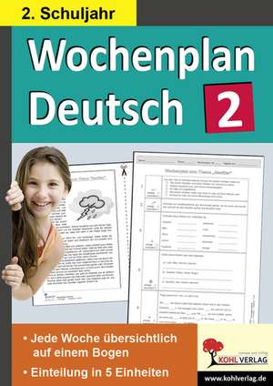 Wochenplan Deutsch 2. Schuljahr