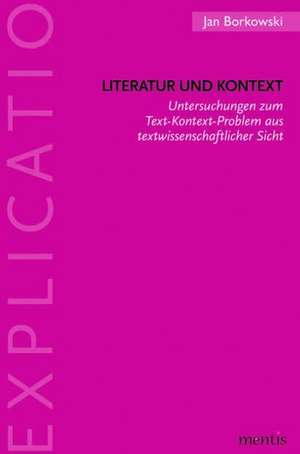 Literatur und Kontext de Jan Borkowski