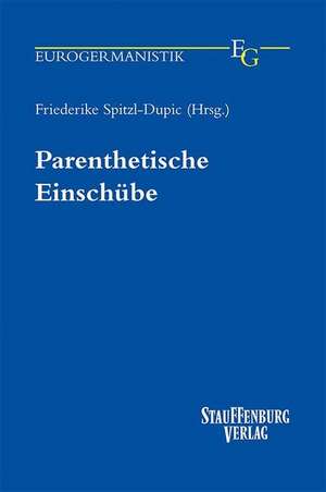 Parenthetische Einschübe de Friederike Spitzl-Dupic