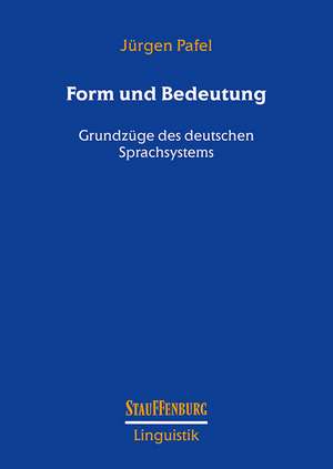 Form und Bedeutung de Jürgen Pafel