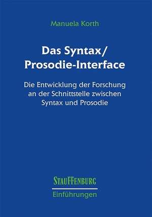 Das Syntax/Prosodie-Interface de Manuela Korth