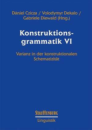 Konstruktionsgrammatik VI de Dániel Czicza