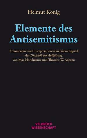 Elemente des Antisemitismus de Helmut König