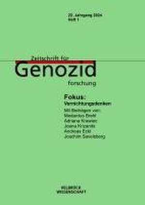 Zeitschrift für Genozidforschung 22. Jahrgang 2024, Heft 1 de Mihran Dabag