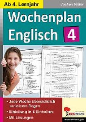 Wochenplan Englisch 4