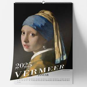 Vermeer, J: Vermeer. Wandkalender 2025