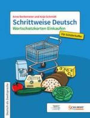 Schrittweise Deutsch / Wortschatzkarten Einkaufen für Schülerkoffer de Anne Berkemeier