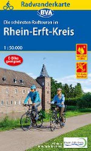 Radwanderkarte BVA Die schönsten Radtouren im Rhein-Erft-Kreis 1:50.000, reiß- und wetterfest, GPS-Tracks Download