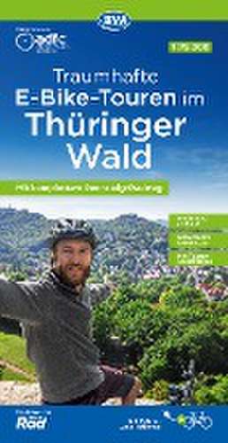 ADFC-Regionalkarte Traumhafte E-Bike-Touren im Thüringer Wald, 1:75.000, mit Tagestourenvorschlägen, reiß- und wetterfest, GPS-Tracks-Download de BVA BikeMedia GmbH