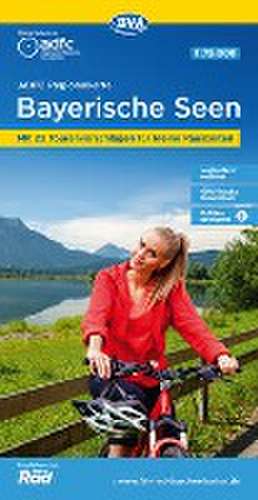 ADFC-Regionalkarte Bayerische Seen, 1:75.000, reiß- und wetterfest, mit kostenlosem GPS-Download der Touren via BVA-website oder Karten-App de Allgemeiner Deutscher Fahrrad-Club e. V. (ADFC)