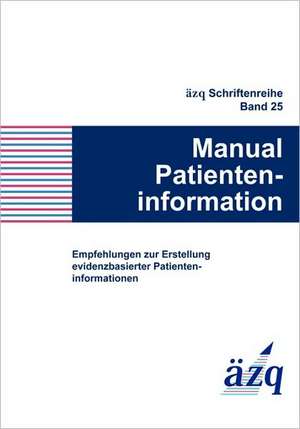 Manual Patienteninformation de Sylvia Sänger