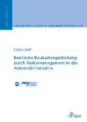 Resiliente Baukastengestaltung durch Risikomanagement in der Automobilindustrie de Fabian Hehl