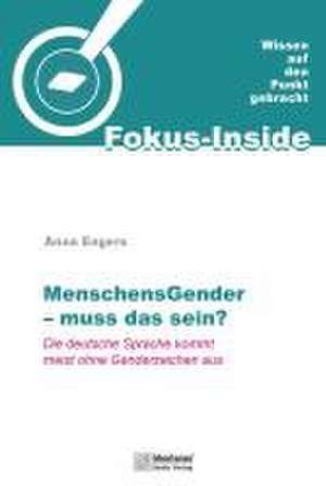 MenschensGender - muss das sein? de Anna Engers