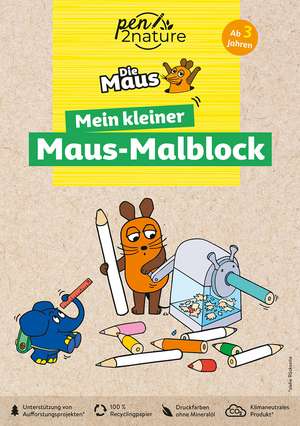 Mein kleiner Maus-Malblock. Nachhaltiges Malen für Kinder ab 3 Jahren de Pen2nature