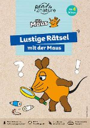 Lustige Rätsel mit der Maus. Bunter Rätselblock für Kinder ab 4 Jahren de Pen2nature