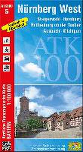 ATK100-5 Nürnberg West (Amtliche Topographische Karte 1:100000) de Breitband und Vermessung Landesamt für Digitalisierung