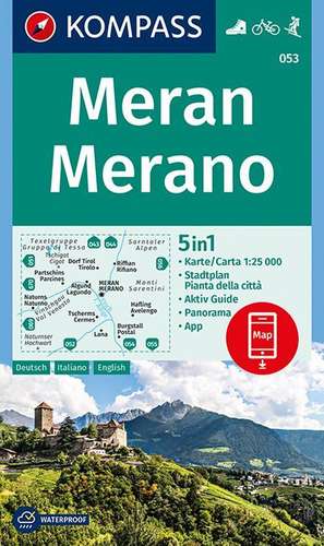 Meran, Merano de Kompass-Karten Gmbh