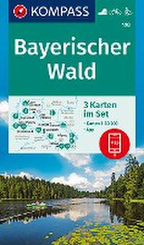 Bayerischer Wald 1:50 000 de Kompass-Karten Gmbh