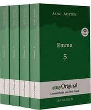 Emma - Teile 5-8 (Buch + 4 MP3 Audio-CDs) - Lesemethode von Ilya Frank - Zweisprachige Ausgabe Englisch-Deutsch de Jane Austen