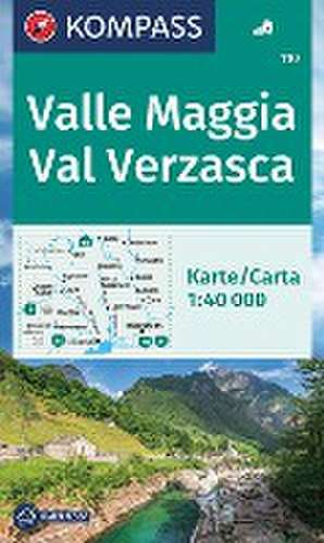 KOMPASS Wanderkarte 110 Valle Maggia, Val Verzasca 1:40.000 de KOMPASS-Karten GmbH