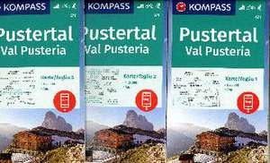 KOMPASS Wanderkarten-Set 671 Pustertal, Val Pusteria (3 Karten) 1:50.000