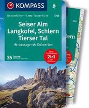 KOMPASS Wanderführer Seiser Alm, Langkofel, Schlern, Tierser Tal - Herausragende Dolomiten, 35 Touren mit Extra-Tourenkarte de Franziska Baumann