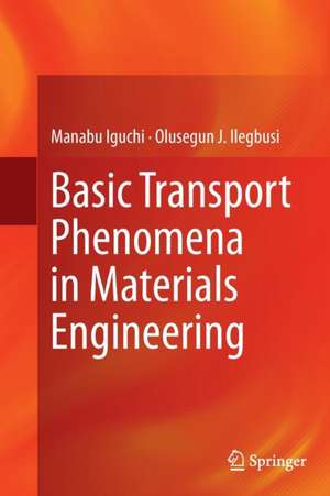 Basic Transport Phenomena in Materials Engineering de Manabu Iguchi
