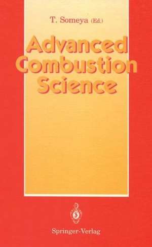 Advanced Combustion Science de Tsuneo Someya