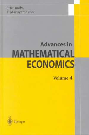 Advances in Mathematical Economics 4