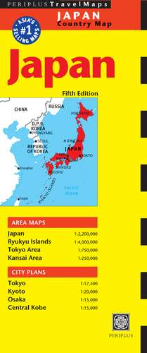 Japan Travel Map Fifth Edition de Periplus Editions